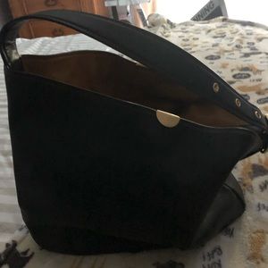 Coach black shoulder tote